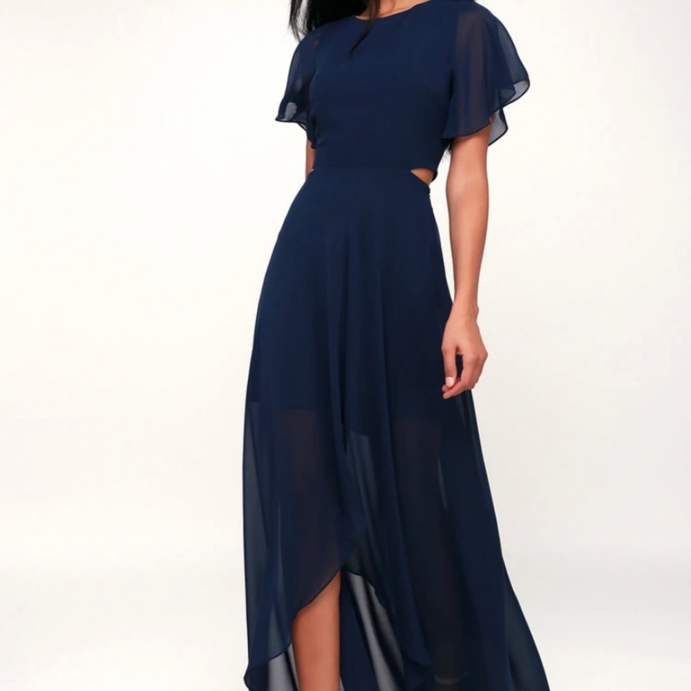 Ali & Jay Bohemian Rhapsody Cut Out High Low Dress